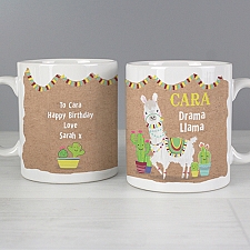 Personalised Llama Mug Delivery to UK